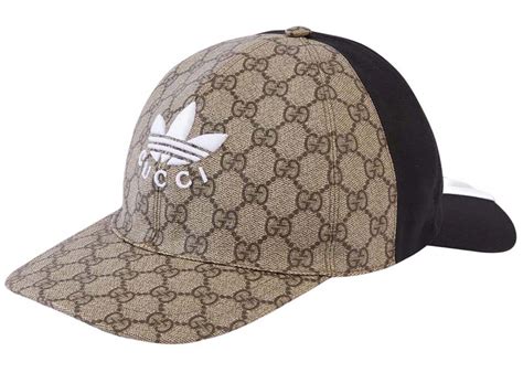 adidas x gucci double-sided baseball hat|Gucci x Adidas Double Sided Baseball Hat Black/Beige .